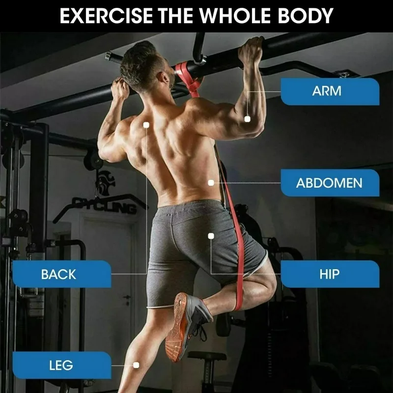 Resistance Bands Exercise Elas - Yoga Fitness Power Yoga ulasan dan harga
