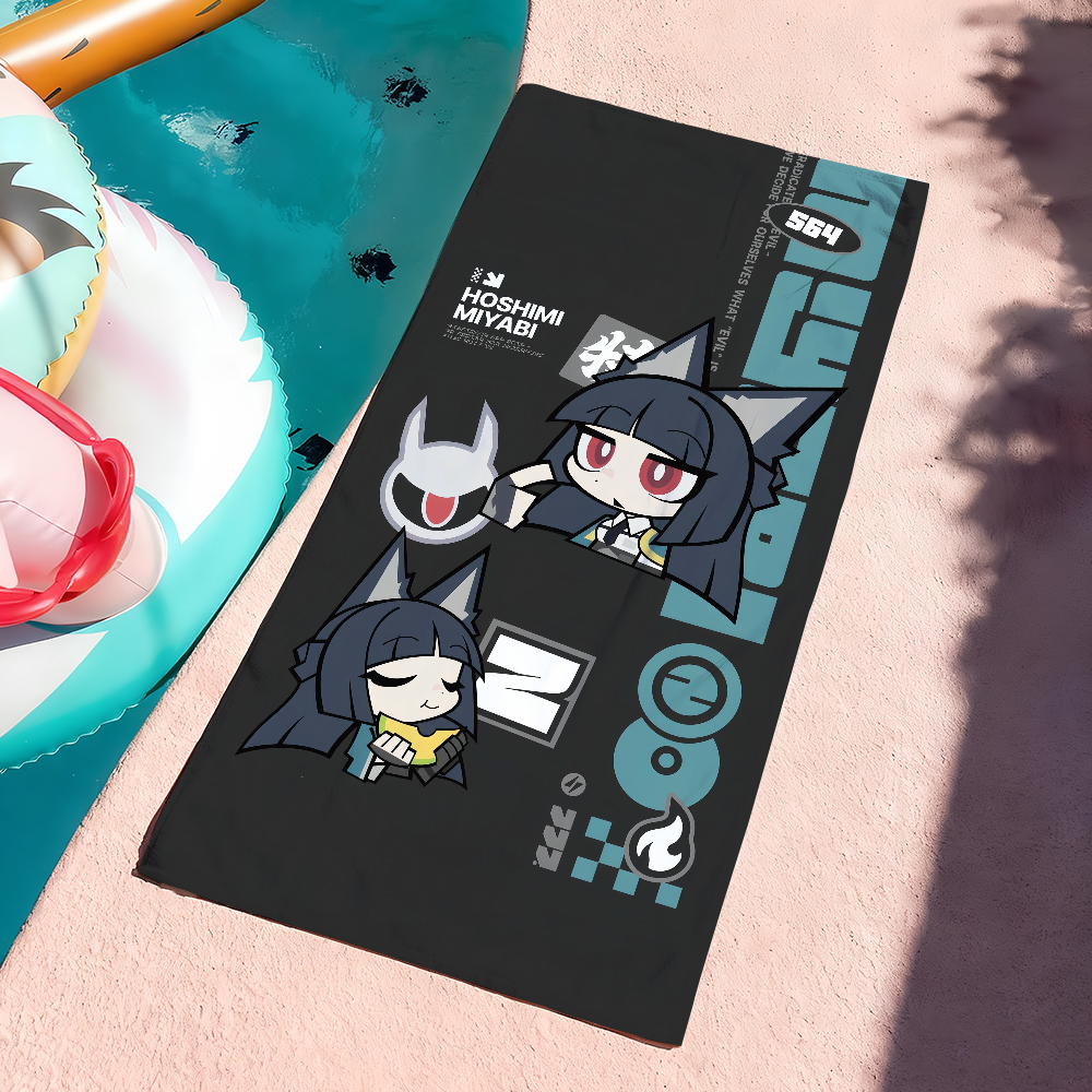 Blue Cartoon Girl Zenless Zone - Yoga Fitness Zone ulasan dan harga