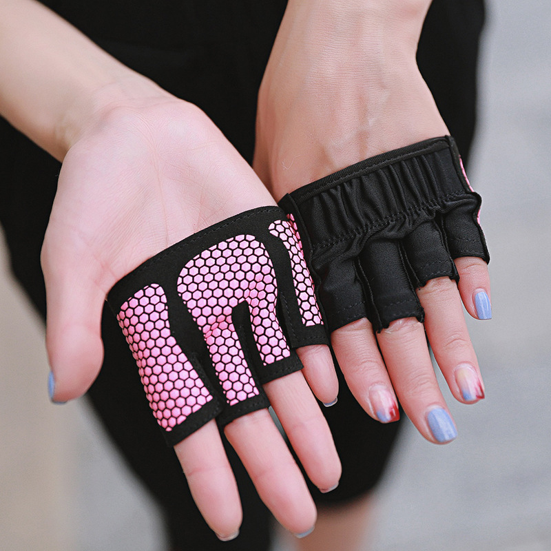 Gym Fitness Half Finger Gloves - Yoga Fitness Power Yoga ulasan dan harga