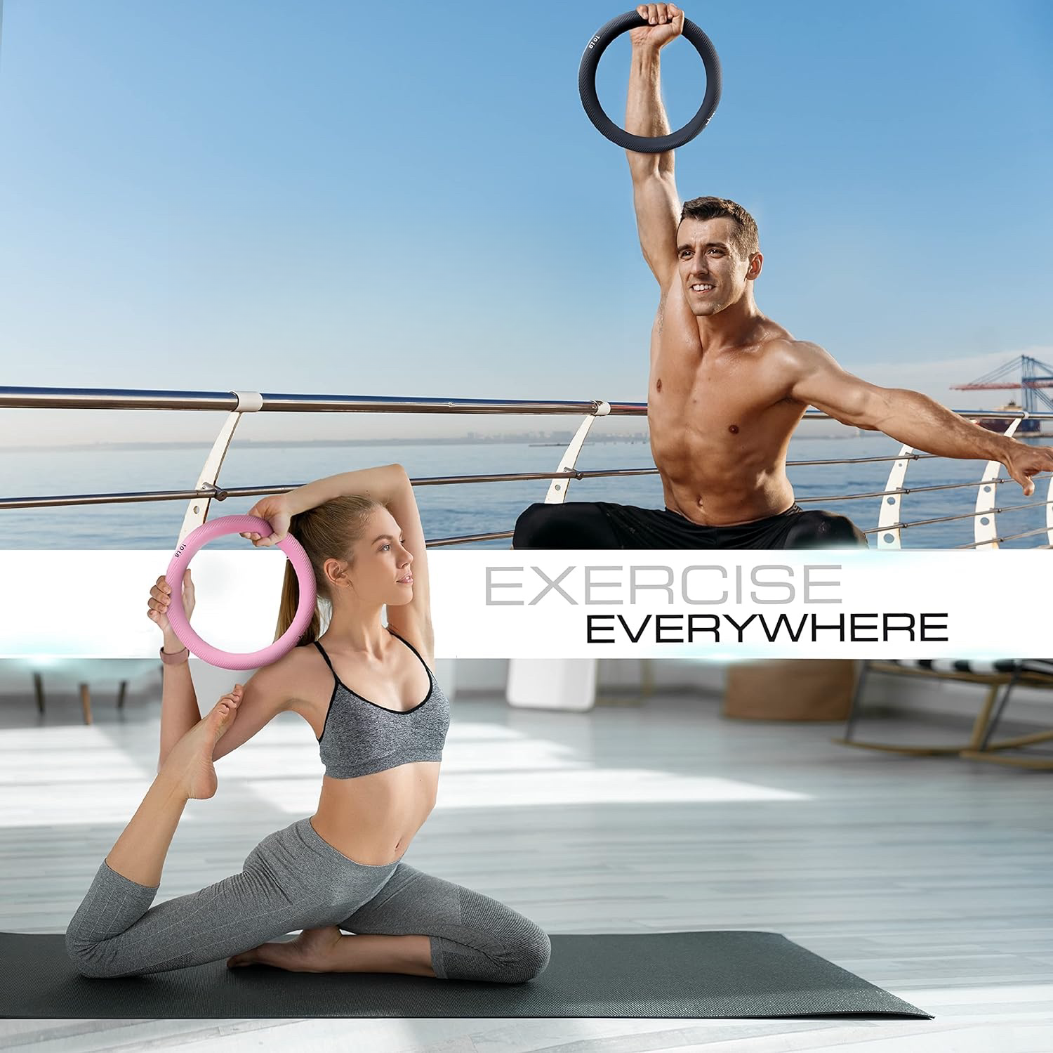 Customized Home Gym Silicone P - Yoga Fitness Power Yoga ulasan dan harga