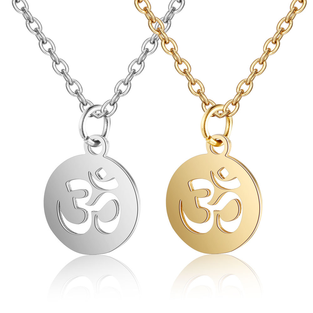 Small Yoga Pendant Gold Color  - Yoga Fitness Zone ulasan dan harga
