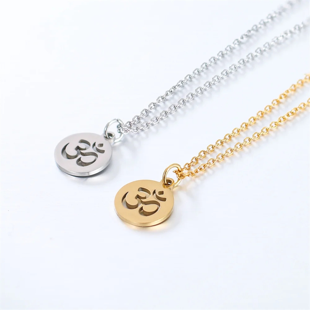 Small Yoga Pendant Gold Color  - Yoga Fitness Zone ulasan dan harga